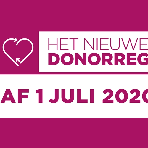 Ministerie van Volkgezondheid, Welzijn en Sport: de helft van de Nederlanders heeft donorkeuze gemaakt